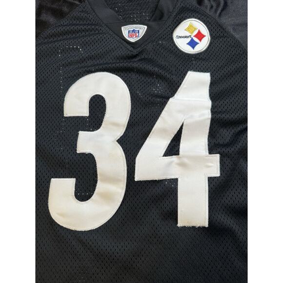 On Field Reebok Pittsburgh Steelers Jersey Size 48 Mendenhall #34 Stitched NFL - Picture 8 of 10